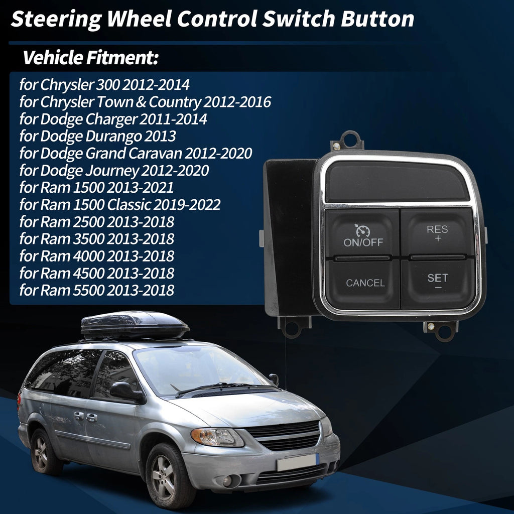Cruise Control Switch for Dodge Grand Caravan Journey (2011–2020)
