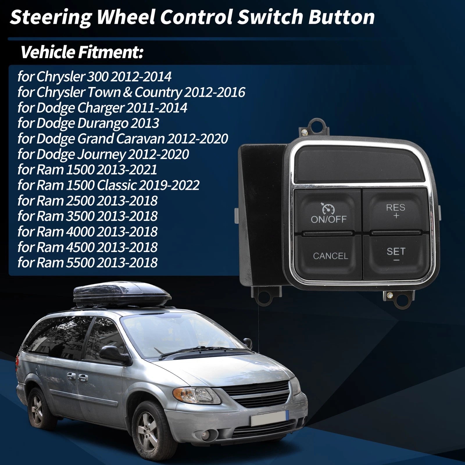 Cruise Control Switch for Dodge Grand Caravan Journey (2011–2020)