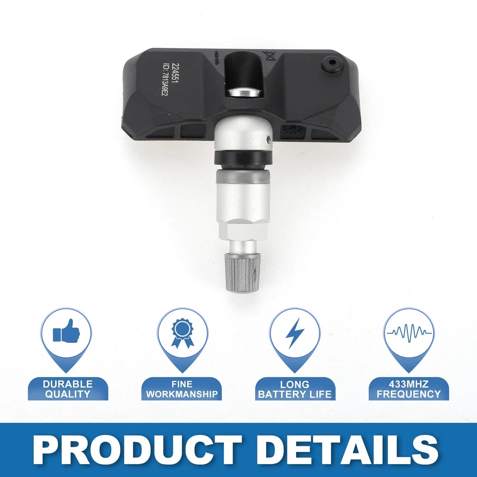 Tire Pressure Sensor 433MHz for Ferrari Enzo (2003-2004) 1 x Pc