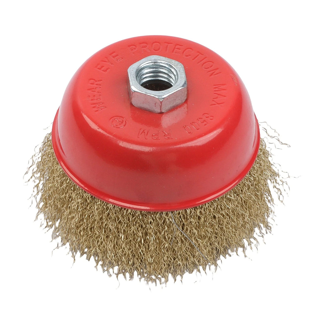 Set of 6 Wire Cup Brushes 4" for Grinders with 5/8" Arbor