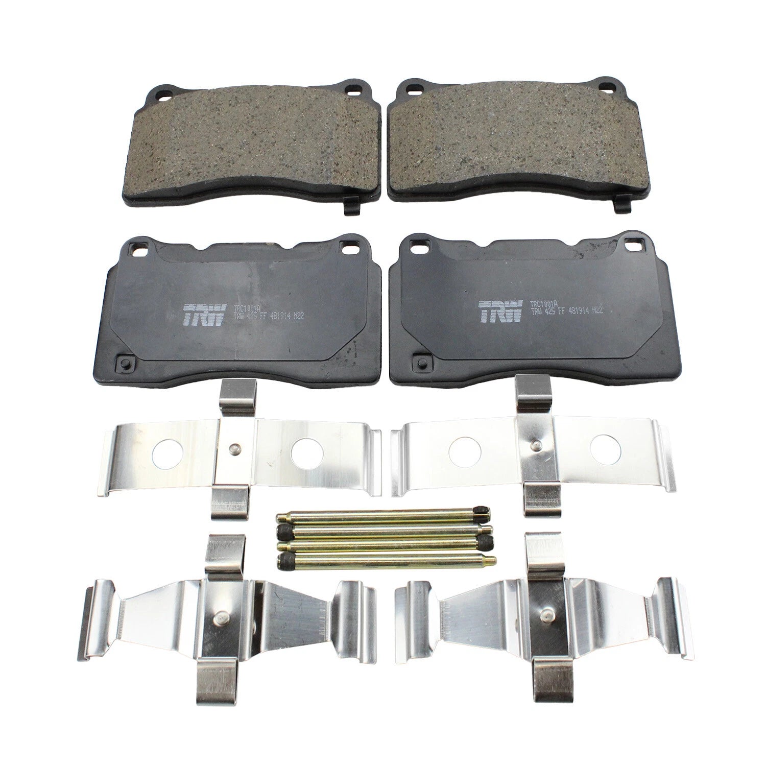 TRW Front Ceramic Brake Pads for Cadillac Chevy Ford Honda Pontiac Subaru Tesla (2010–2023)