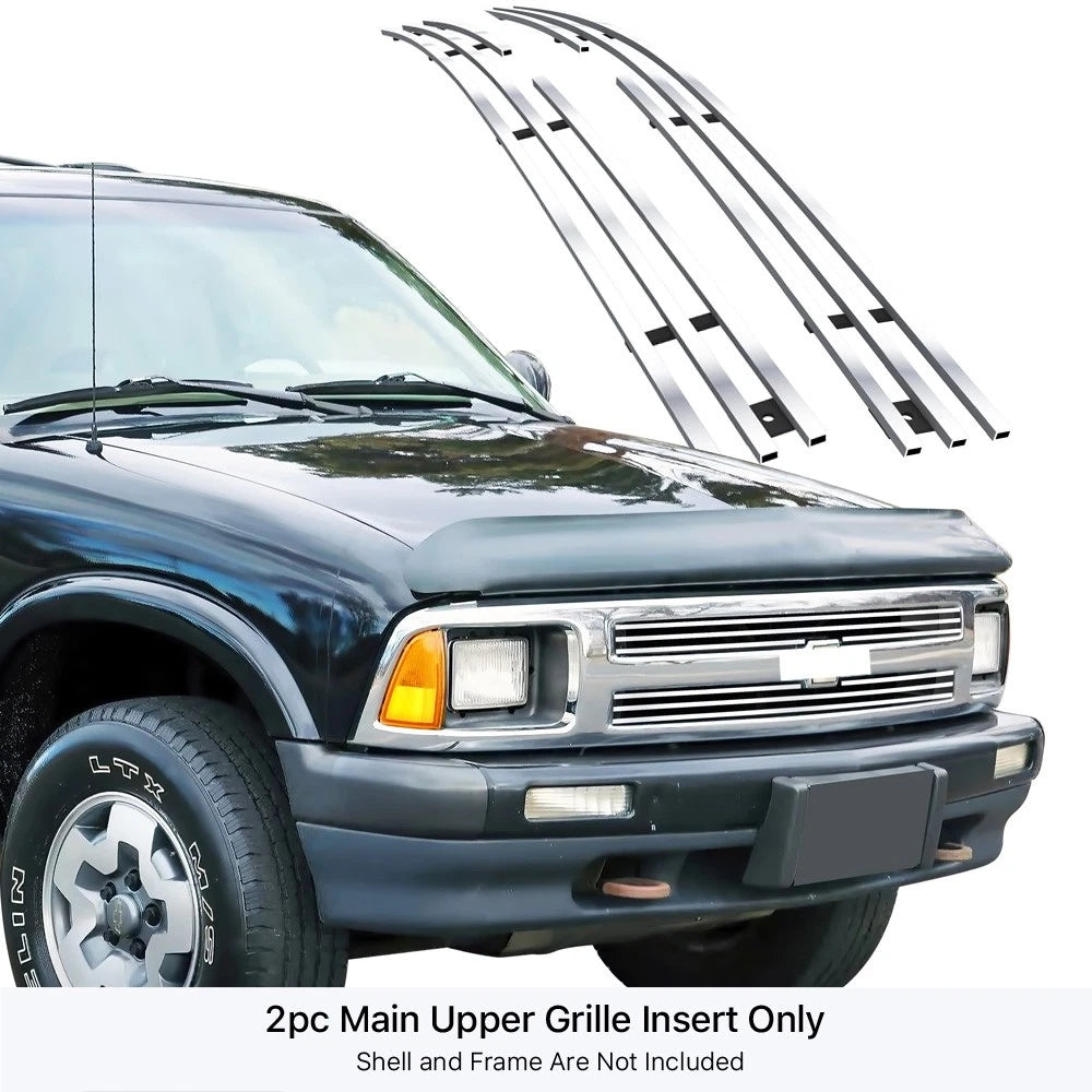 Stainless Chrome Grille for Chevy S-10/Blazer 2 Door (1994-1997)