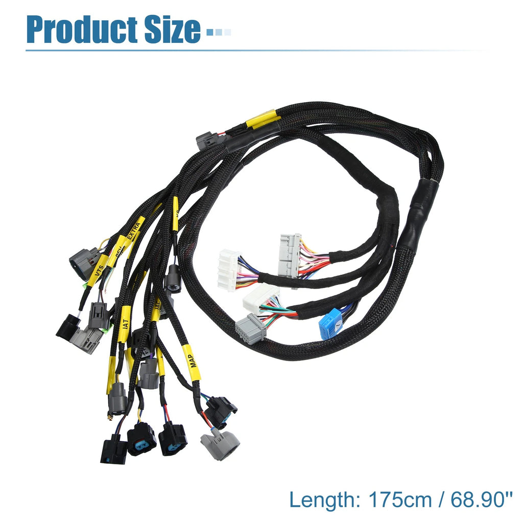 OBD2 Engine Wiring Harness for Honda Civic B16 B18 D16 (1992–2000)
