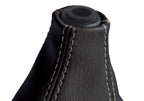 Leather Manual Shift Boot Cover for Nissan Skyline R32 (1989–1993) Gray Stitch