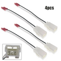 4 x Speaker Wiring Harness Adapter Connector for Chrysler Dodge Caliber (2007-2012)