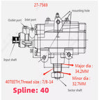 Power Steering Gear Box for Ford Excursion F250 F350 F450 F-550 (1999–2005)