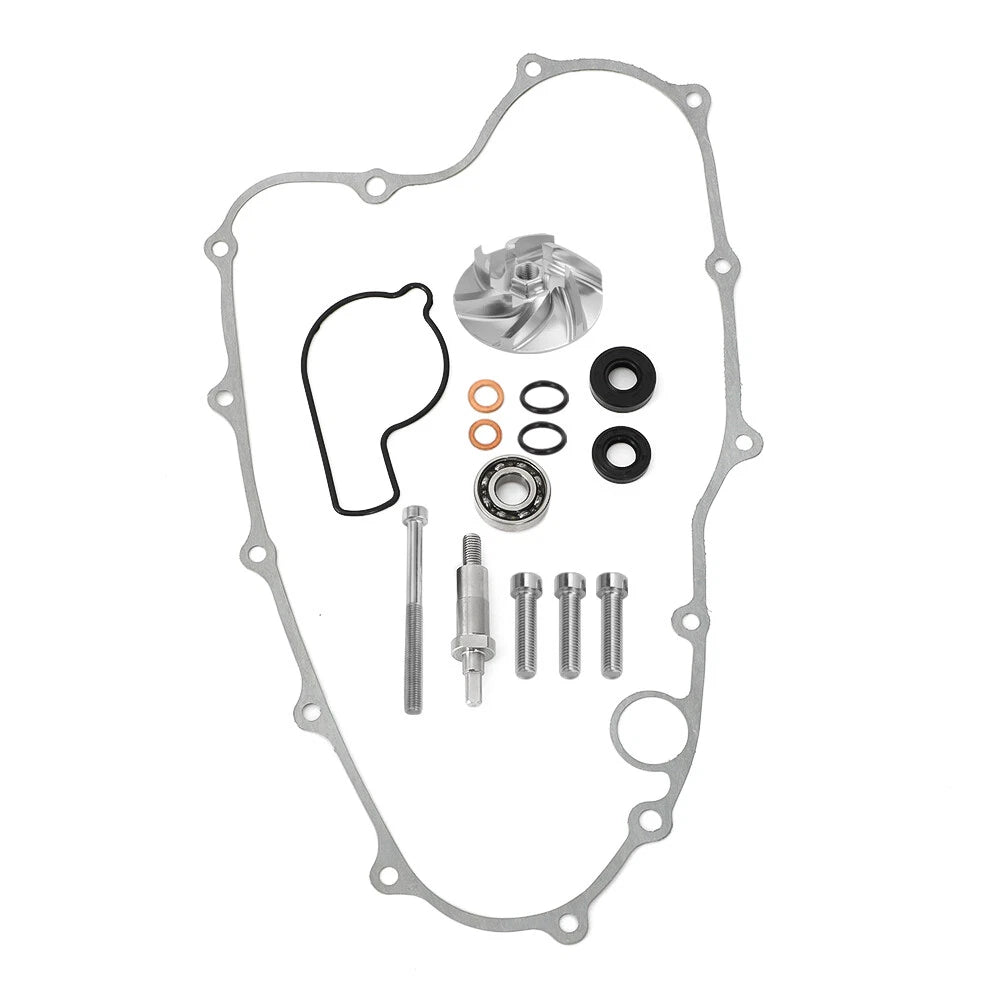 Water Pump Impeller Shaft Bearing Seal Gasket Kit for Honda CRF450R (2002–2008)
