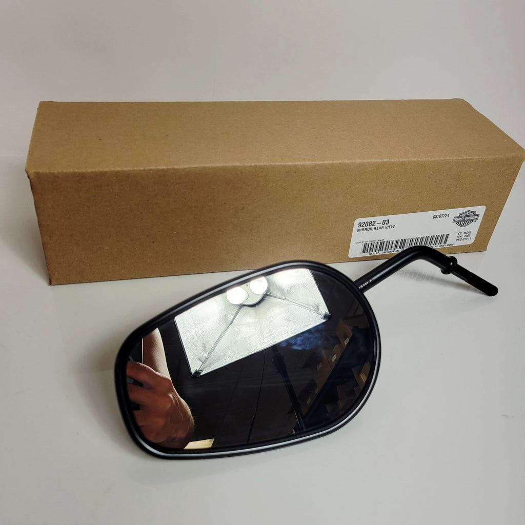 Left Rear View Mirror for Harley-Davidson (1982–2025) 92082-03 Black