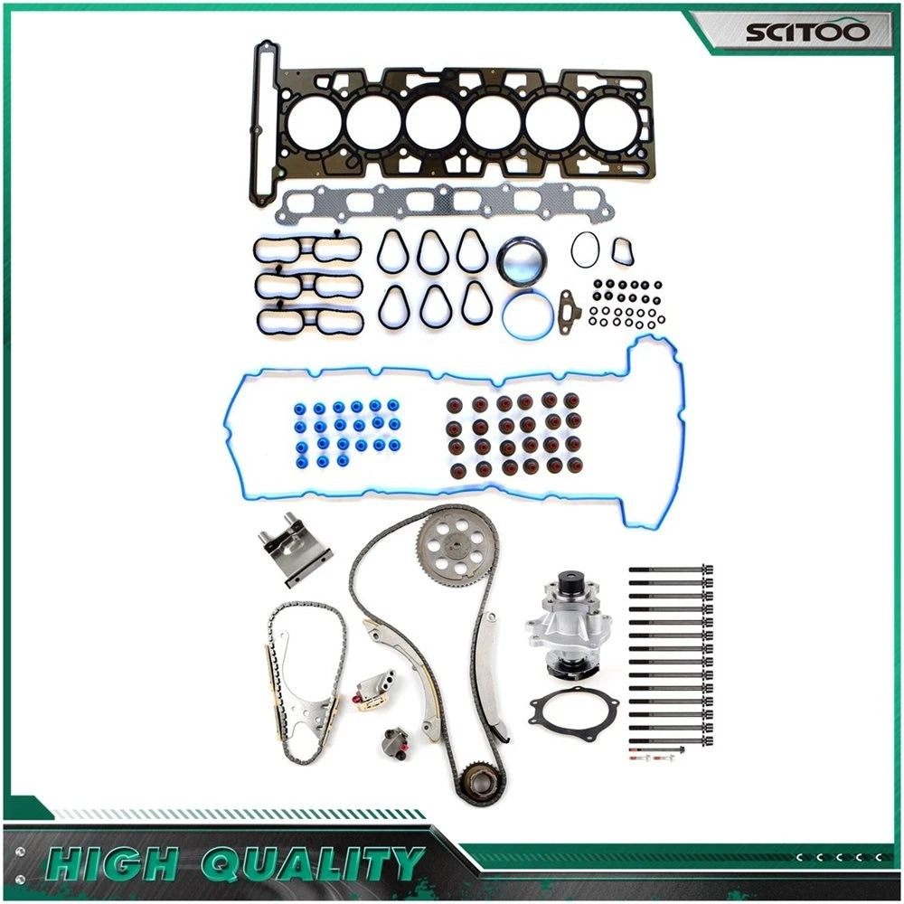 Head Gasket Set, Timing Chain Kit, Water Pump for Chevrolet Trailblazer (2002–2005)