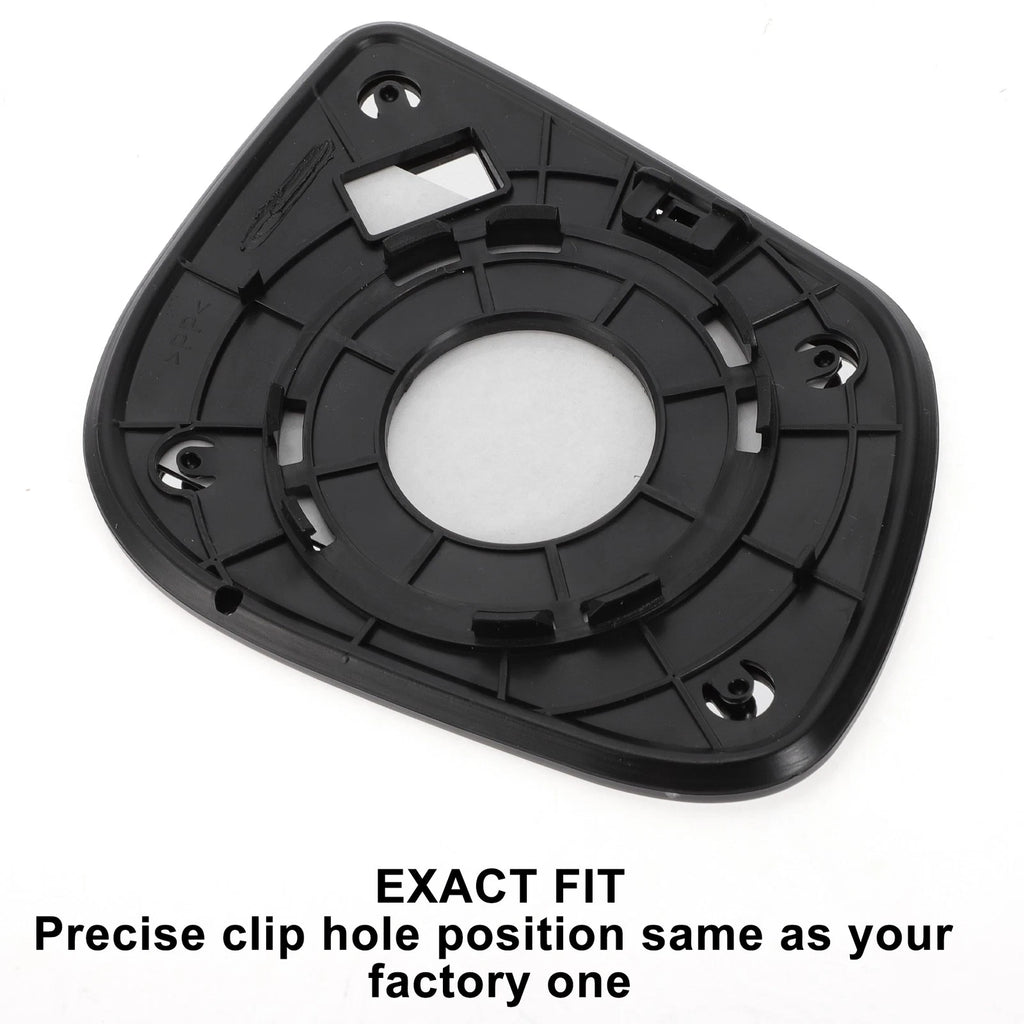 Left Side White Mirror Glass w/ Back Non-heated for KIA Picanto (2012–2020)