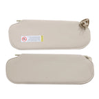 Pair Beige Sun Visor for Chevy GMC Express Savana (2003–2019)
