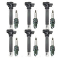 Set of 6 Ignition Coils & NGK Iridium IX Spark Plugs for NSX A4 A6 Q5 ES300 V6