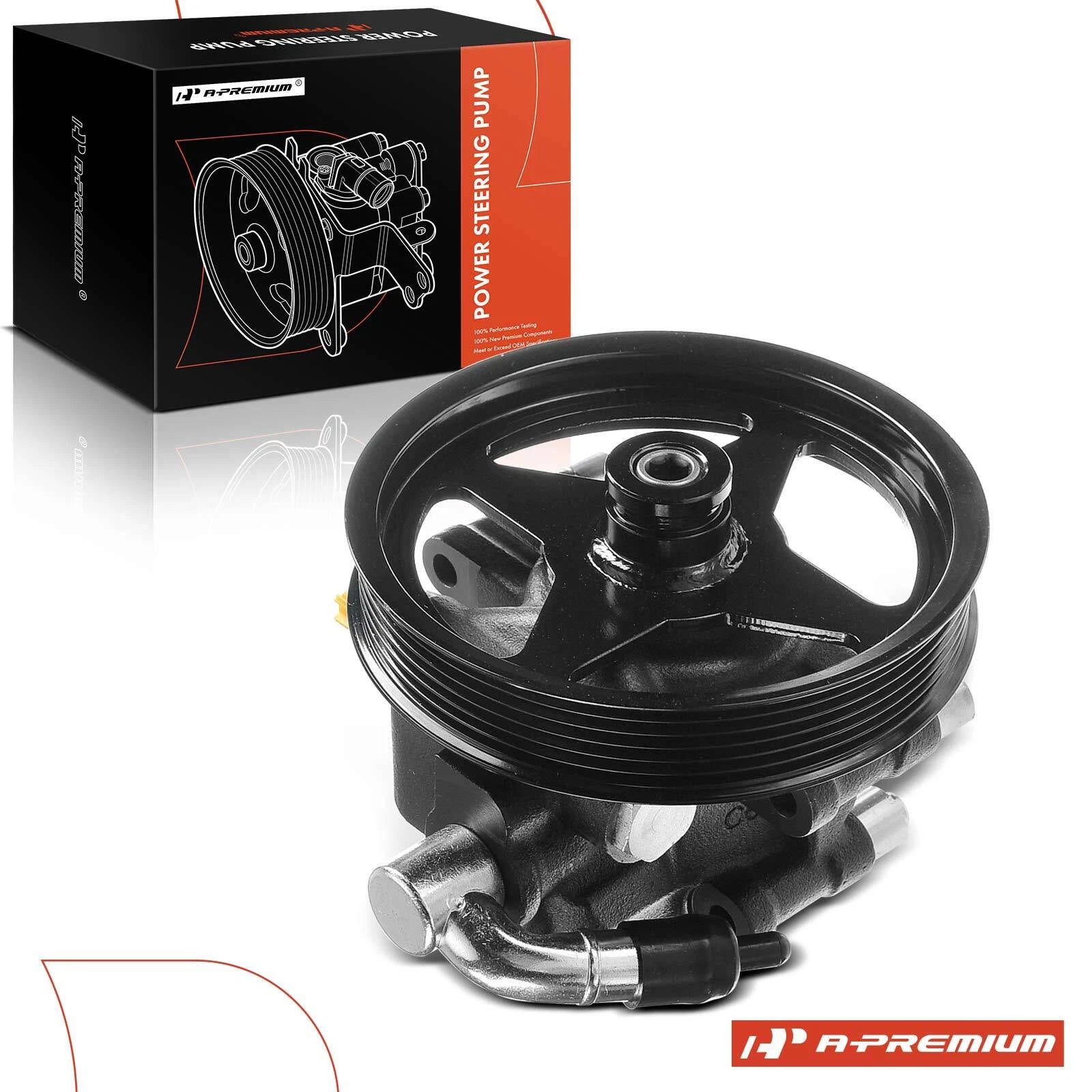 Power Steering Pump with Pulley for Ford F-150 Lobo (2009)