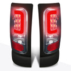 3D LED C-Bar Tail Light for Dodge Ram Pickup (1994–2002) Smoked