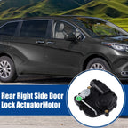 Rear Right Side Sliding Door Lock Actuator for Toyota Sienna (2011–2020) No. 8562008060