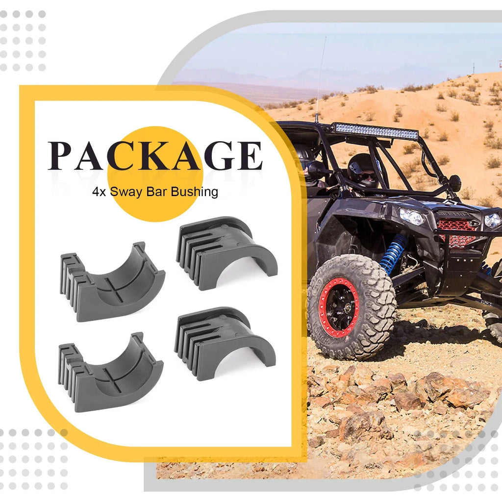 4 x Rear Stabilizer Sway Bar Bushing for Polaris RZR 900 / RZR 4 900 (2014–2016)