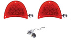 LED Tail Brake Light Lenses Inserts Pair for 1957 Chevy Bel Air 150 210 (1957–1957)