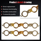 Exhaust Manifold Gasket for Chevrolet Camaro 6.2L, Silverado 1500, Tahoe 5.3L
