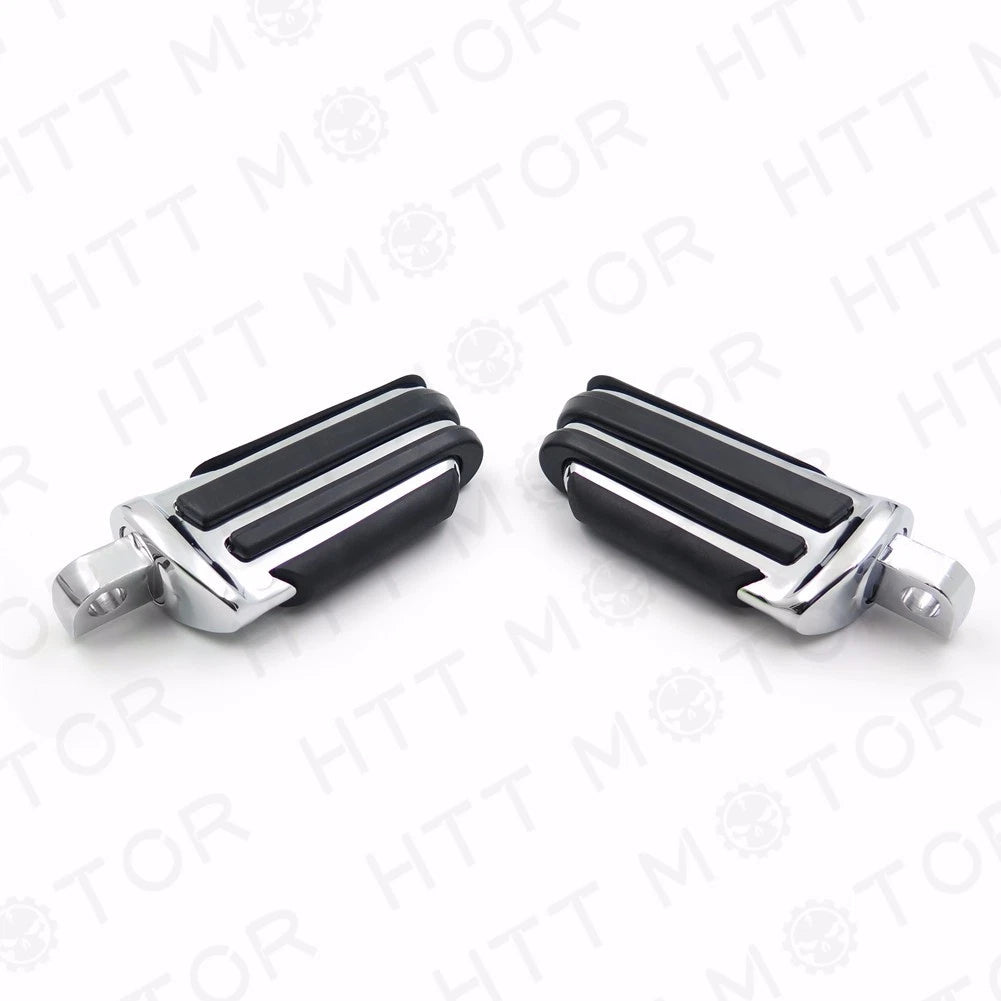 Chrome Wing Footrest Peg for Harley Davidson Dyna Glide Sportster (883-1200)