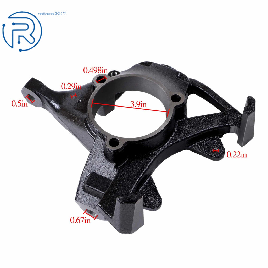 Front Left & Right Steering Knuckles for Jeep Grand Cherokee Wrangler (1993–2021)