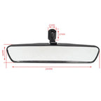10" Black Rear View Mirror for Cars, SUVs, Trucks (Most Models)