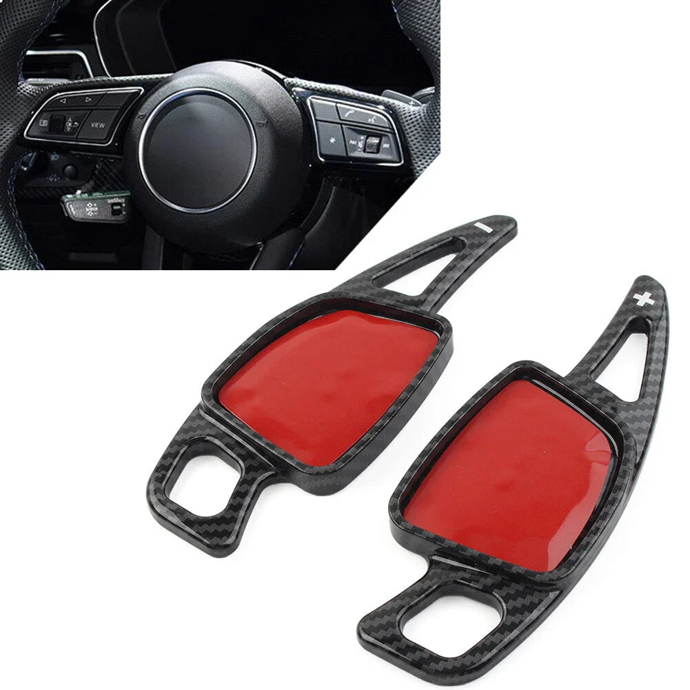 ABS Steering Wheel Paddle Shifter Extensions for Audi A3 A4 A5 A6 A7