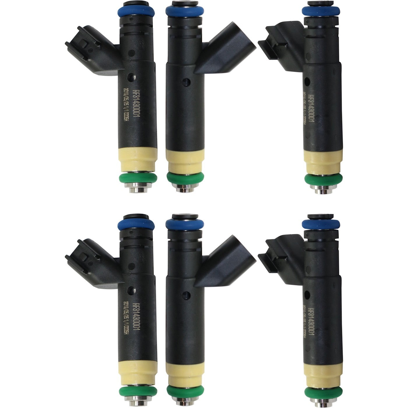 Set of 6 Fuel Injectors for Mazda B3000 (2001–2003)