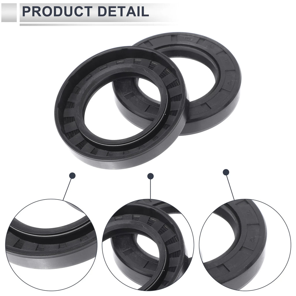 Set of 5 Oil Seal Rotary Shaft Seal NBR Rubber 45x72x12mm