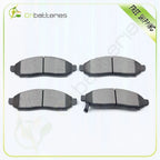 4X Metallic Brake Pads for Chevrolet City Express, Suzuki Equator (2015–2018)