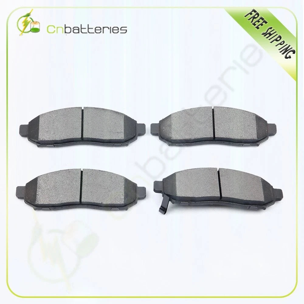 4X Metallic Brake Pads for Chevrolet City Express, Suzuki Equator (2015–2018)