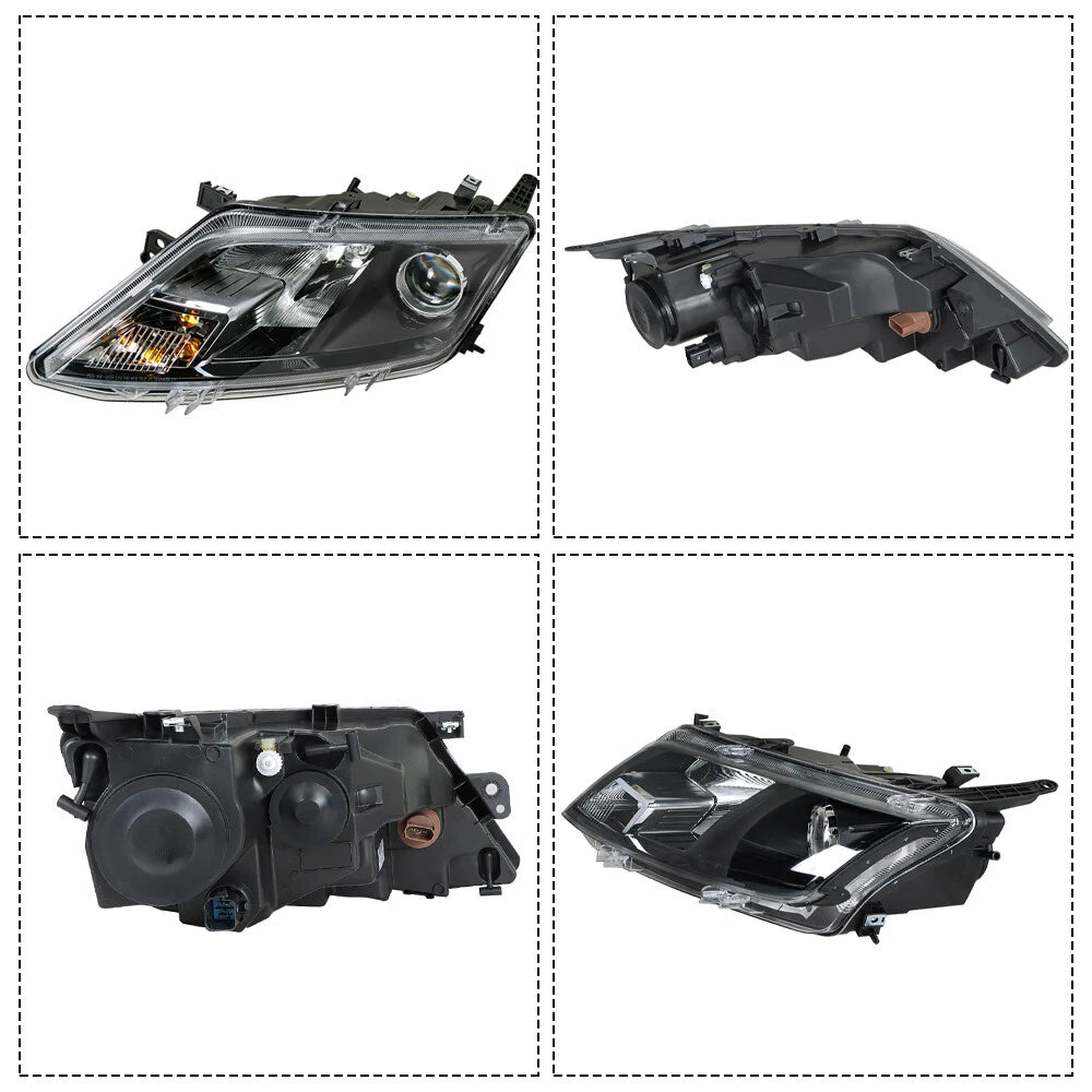 Set of 2 Front Headlights for Ford Fusion (2010–2012) Left+Right Clear