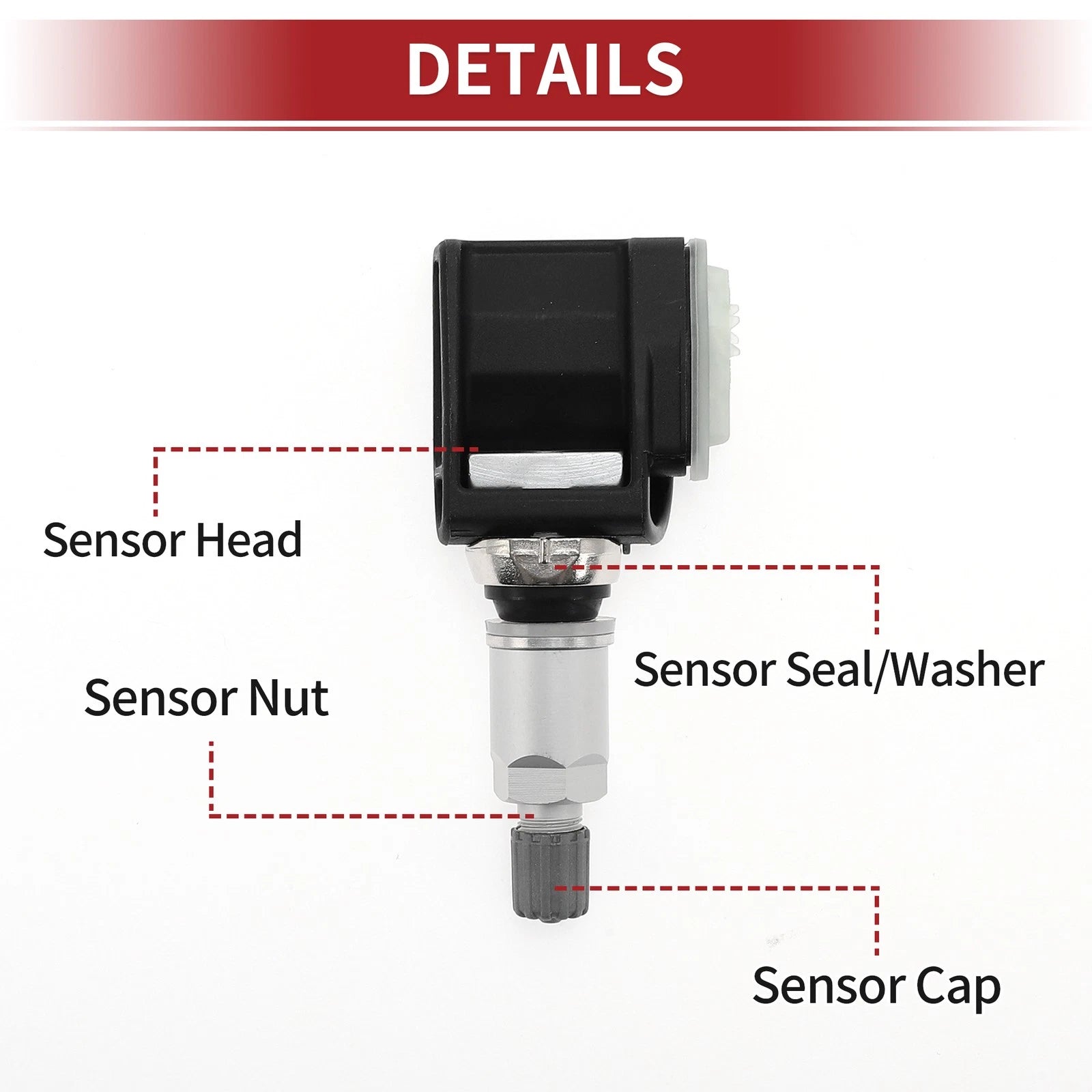 Tire Pressure Sensor for BMW 750i (2015–2019) 36106887147 433MHz