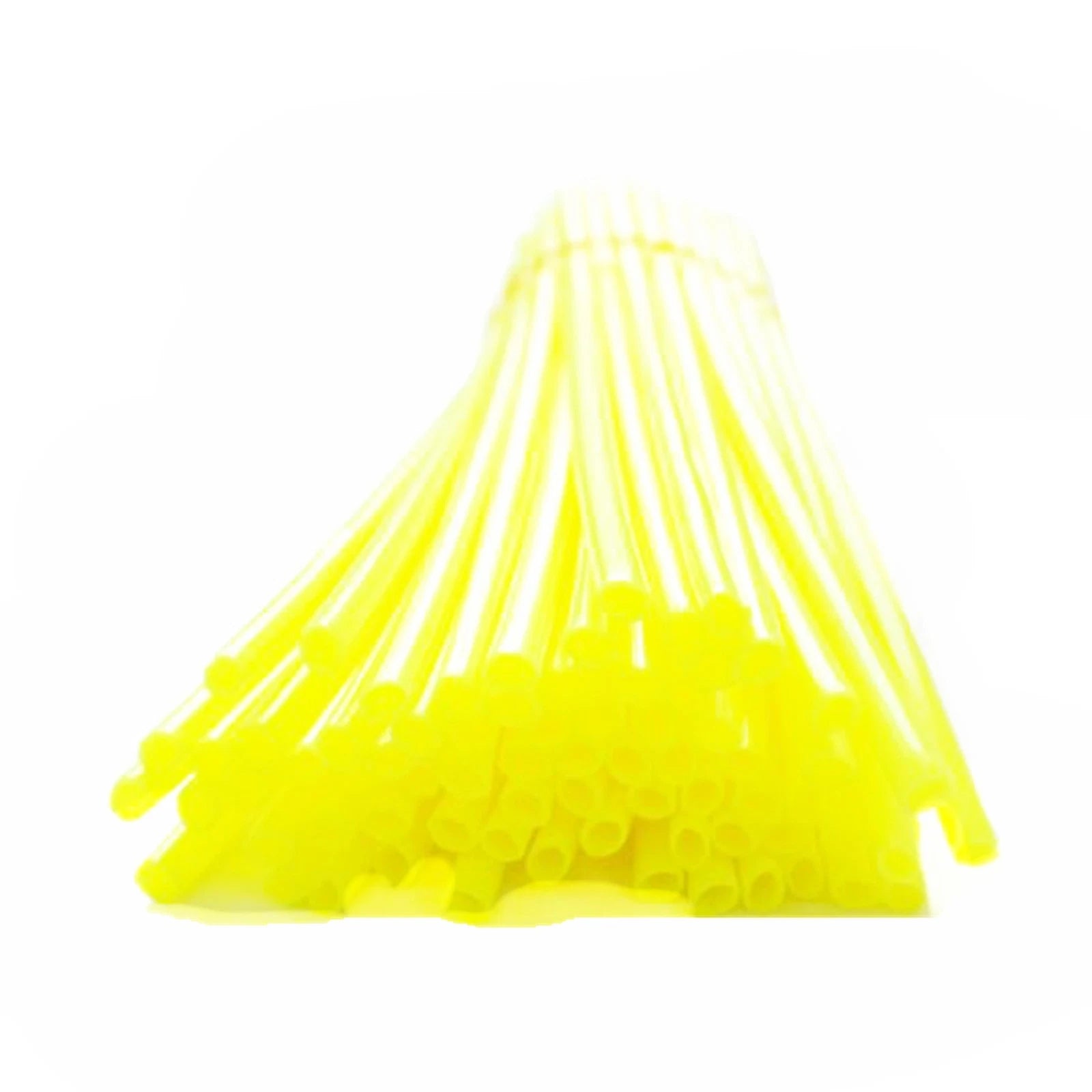 72pcs Bright Yellow Spoke Wraps for KTM CRF MX Dirt Bike