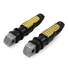 8MM Universal Gold Rear Footrest Pegs for Harley & Honda