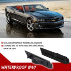 2X Smoked Lens Front Side Marker Lights for Chevrolet Camaro (2010–2015)