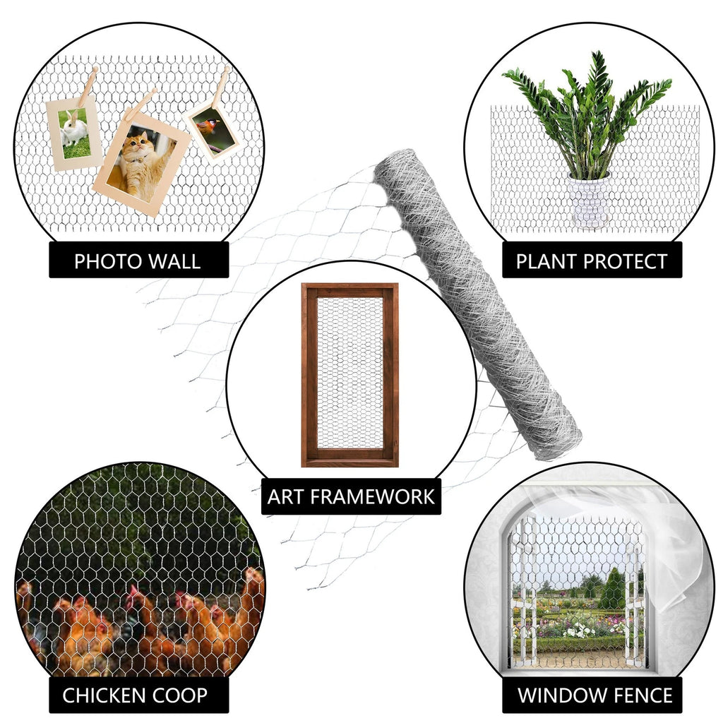 Galvanized Poultry Net for Chicken Fencing (48"x150')