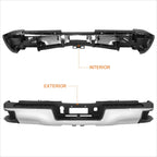 Rear Bumper with License Plate Lights for Silverado/Sierra 2500HD 3500HD (2015–2019)
