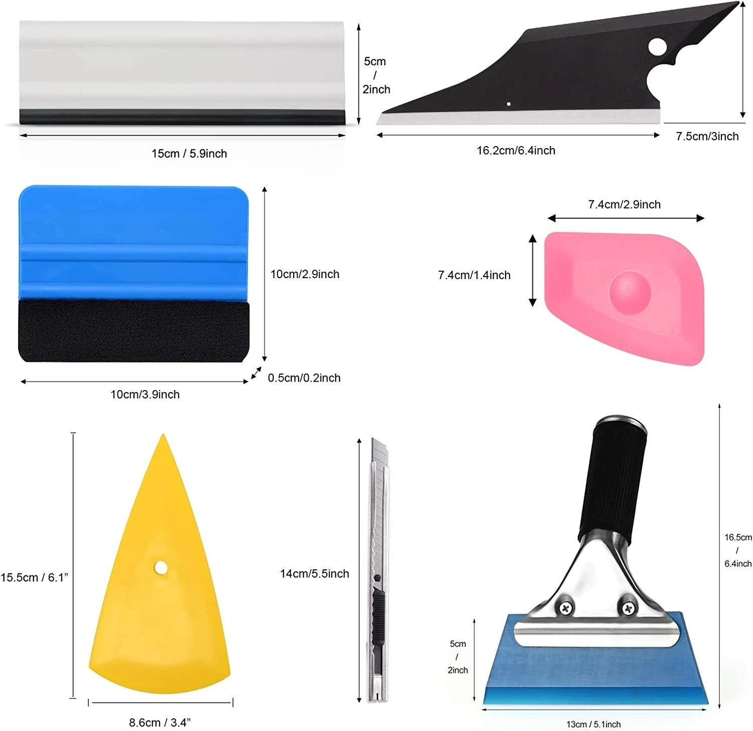 30PCS Window Tint Application Kit for Universal Use