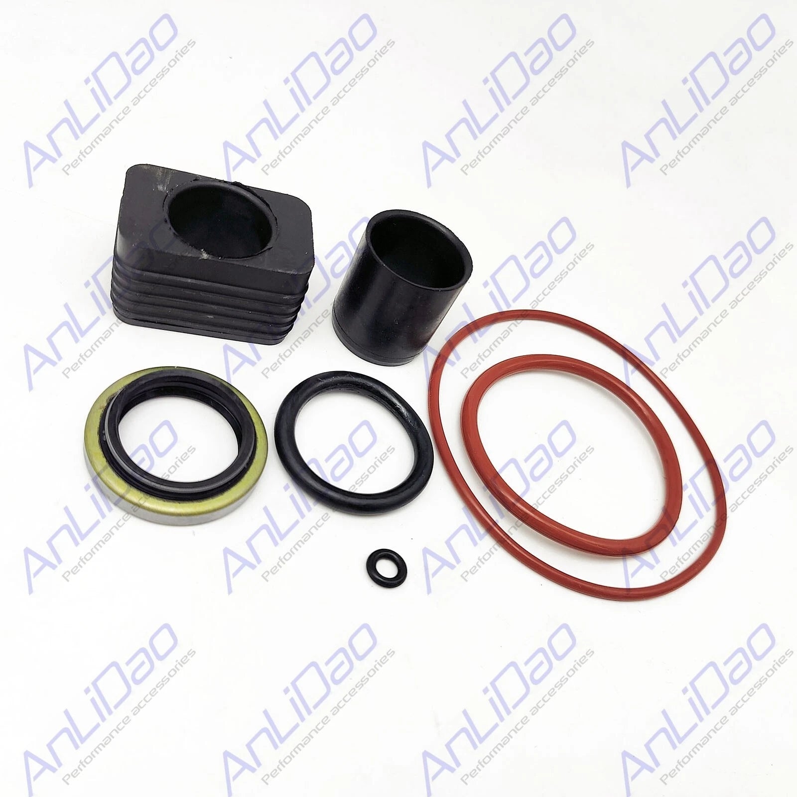 Lower Unit Gearcase Seal Kit for Volvo Penta OMC SX (3855275, 0778351, 18-2598)