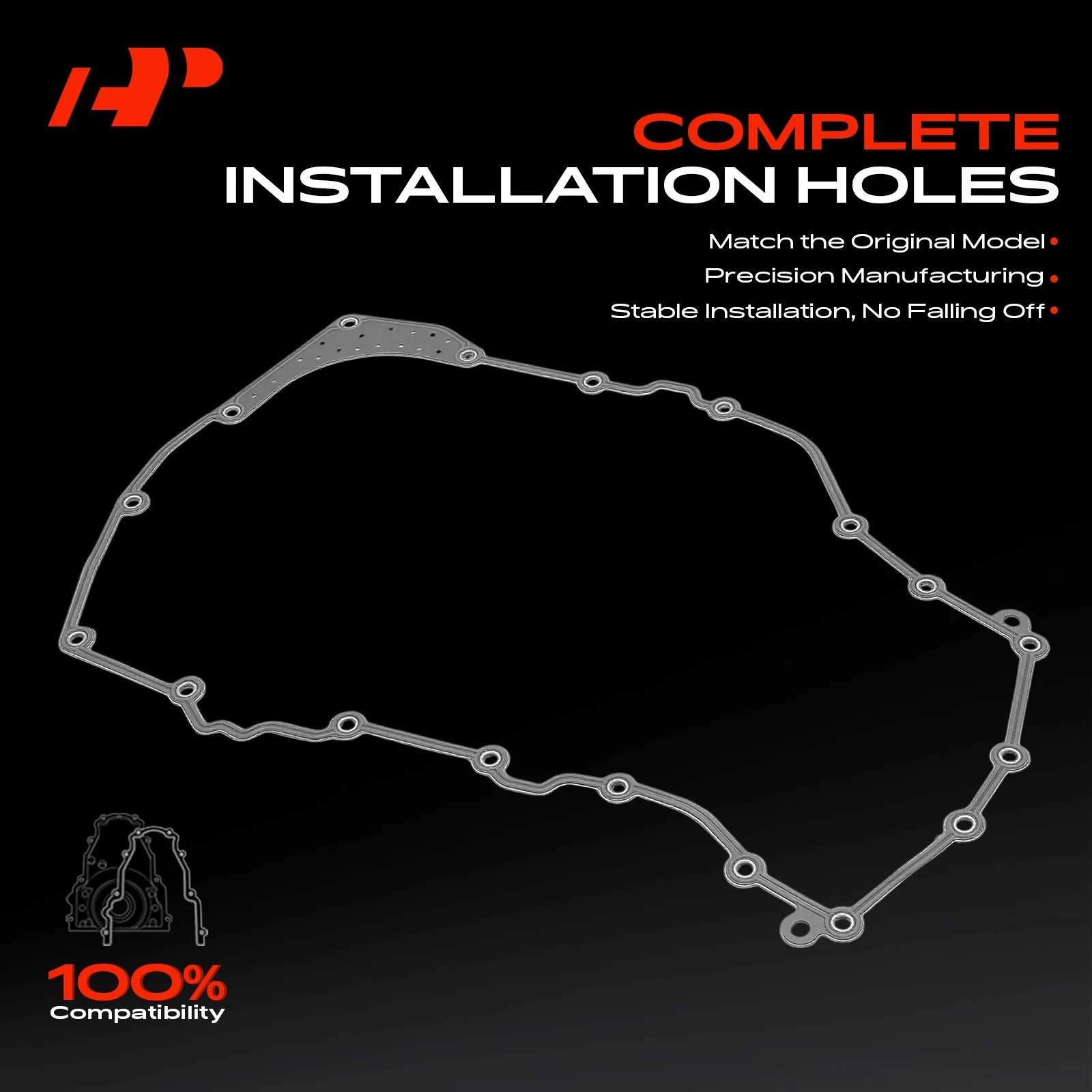 Engine Timing Cover Gasket Set for Chevy Malibu Buick Oldsmobile (2004–2012)
