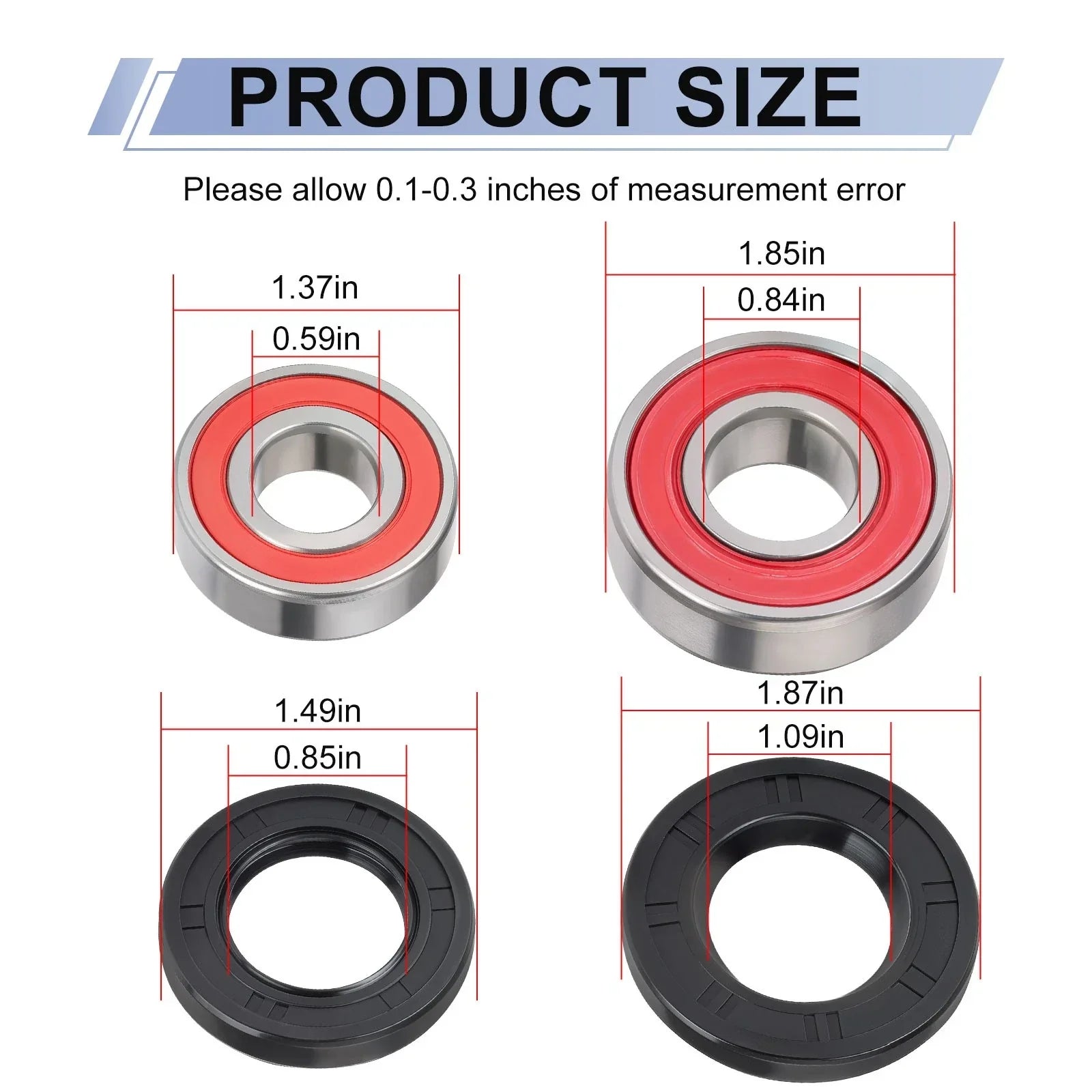 2 x Front Wheel Bearings & Oil Seals Kit for Polaris Outlaw 450 MXR (2008–2010)
