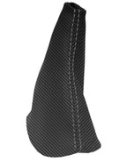Manual Shift Boot Cover for Dodge Ram 1500 (2002–2008) Carbon Fiber Gray Stitch