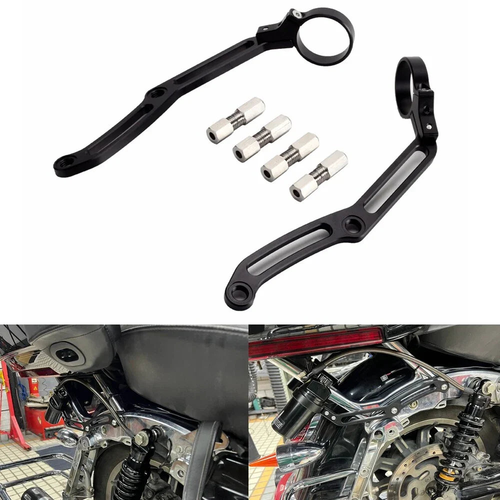 Remote Reservoir Brackets for 2014-2022 Harley Touring Legends Revo Shocks
