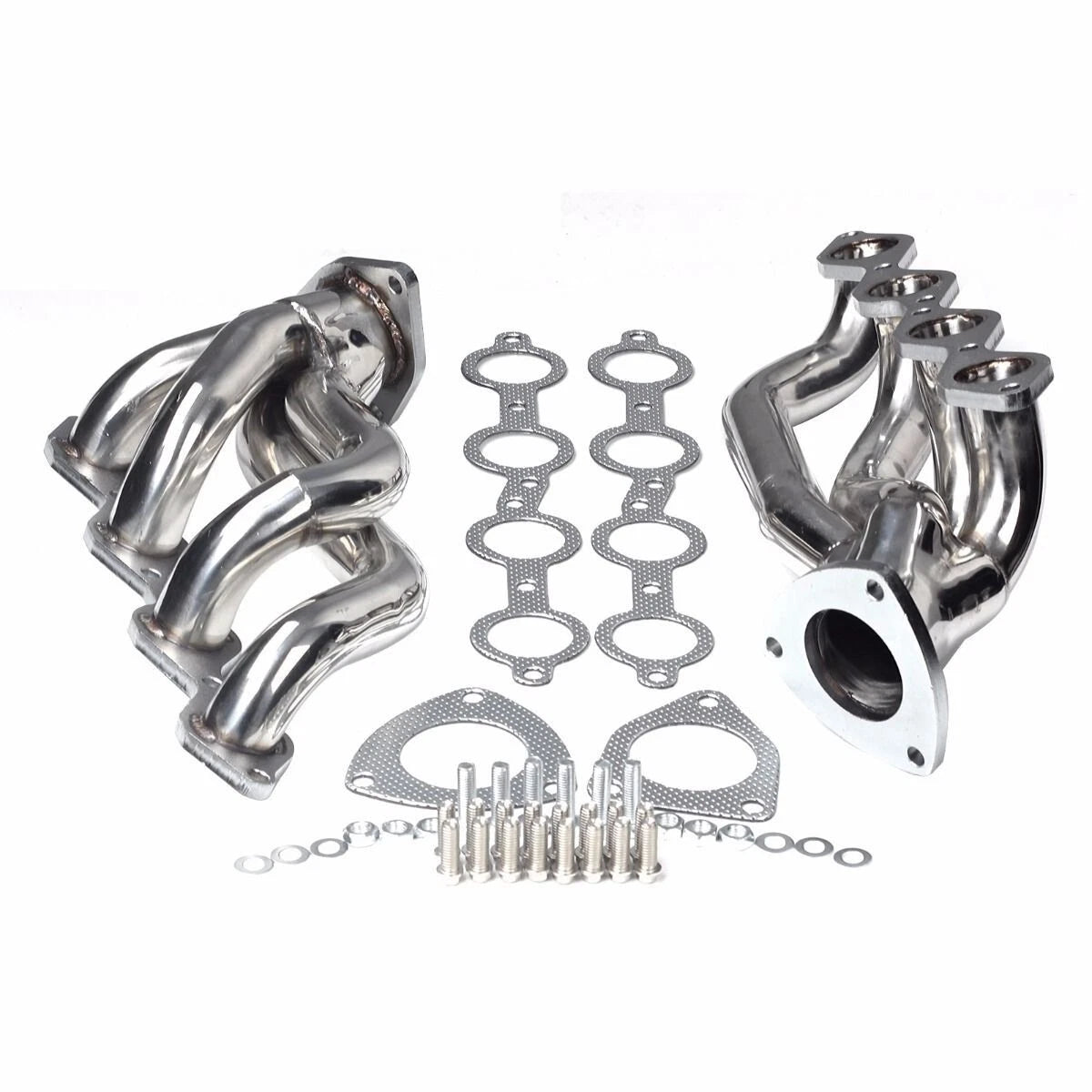 Exhaust Header Pair for Chevy GMC Avalanche Silverado (2000–2006) 4.8L 5.3L V8