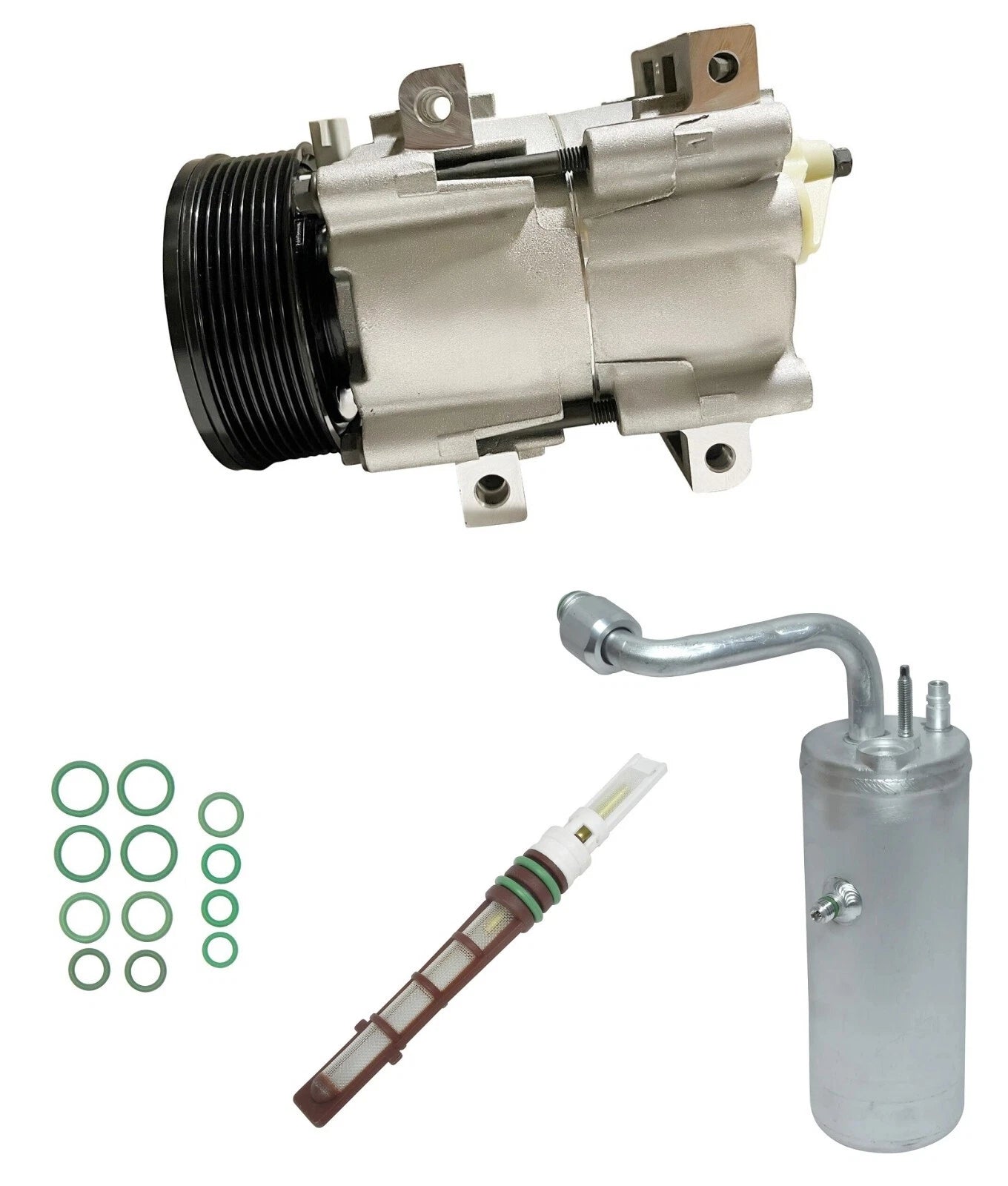 AC Compressor Kit Replacement for Ford Excursion 7.3L (2000–2005)