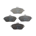 Set of 4 Hella Low-Metallic Brake Pads for MB X156 C117 (2015–2020)