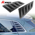 Black Rear Quarter Window Glass Louver Vent for Audi A3 S3