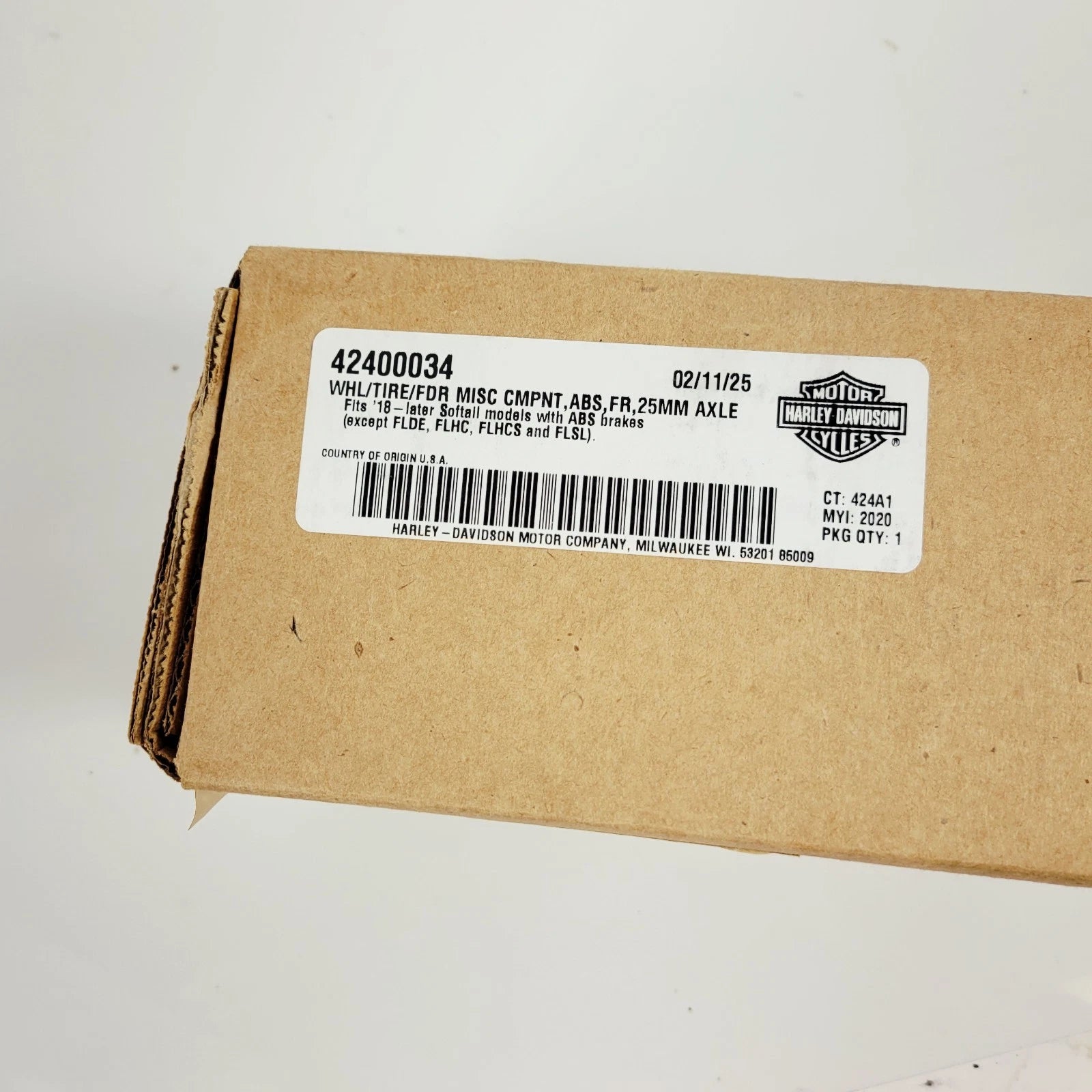 Front Wheel Install Kit for Harley-Davidson Softail (2018–2026) 42400034