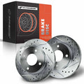 Front Drilled Brake Rotors for Nissan Sentra (2000–2006)