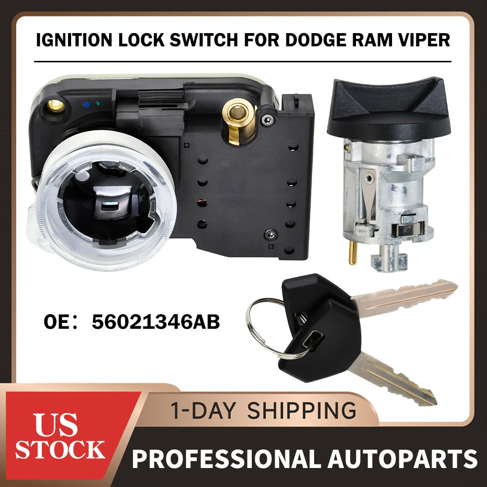 Ignition Lock Switch for Dodge Viper (1998–2002), Ram 2500/3500 (1994–2001), Durango (1998–2000)